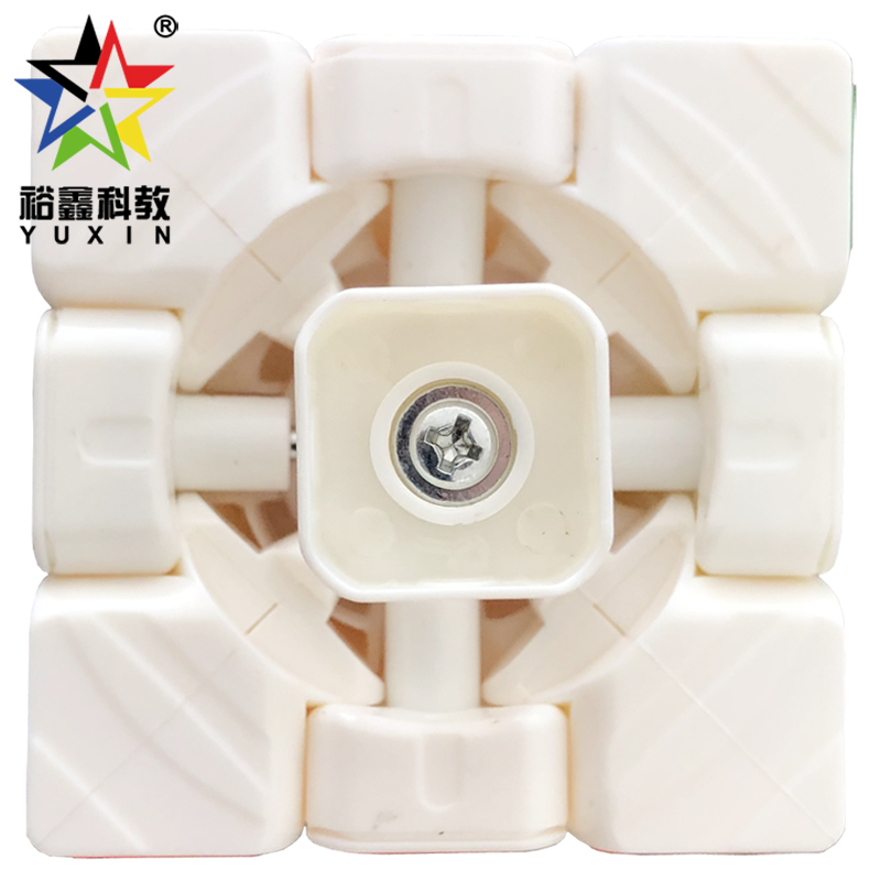Yuxin 1395, 5,60 см, 60 г, черный, белый, АБС-пластик, Kylin, конкурентоспособный, третий заказ, скоростной куб с наклейкой