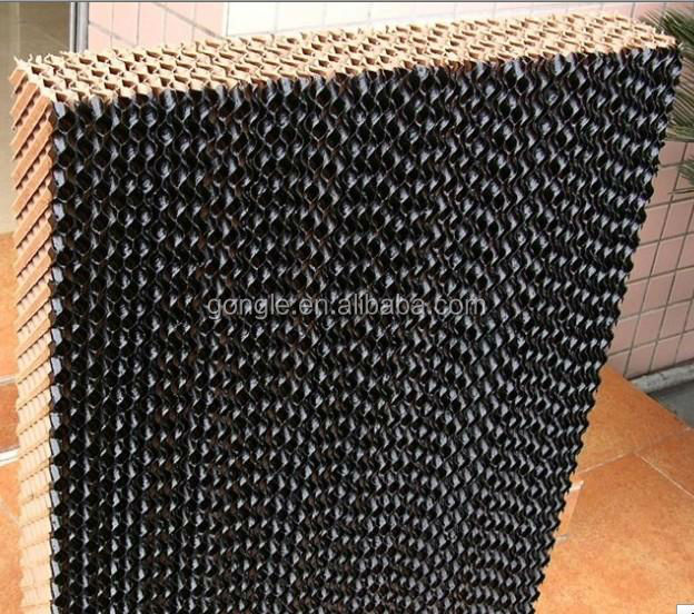 Черный покрытием 7090 honeycomb cooling cell pad с наименьшей ценой для ферм с CE