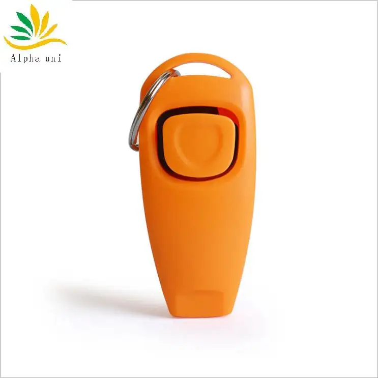 Professional Dog Training Plastic Clicker With Whistle