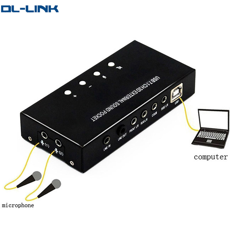 TS-SC01 прямые поставки от производителя, высокое качество 3d usb 7,1 канала звуковая карта с стерео микрофон