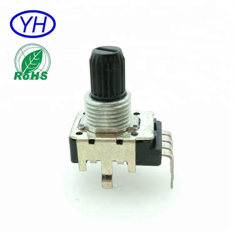Carbon film Insulation shaft 4 pins linear 11MM rotary b105k b102k a103k potentiometer