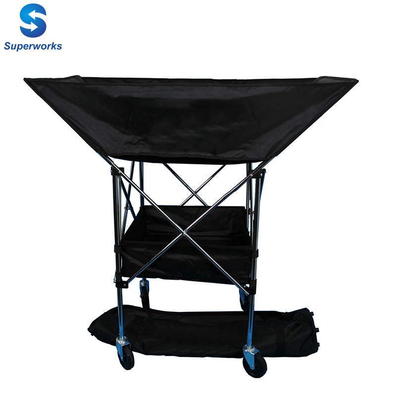 team volleyball sports 4 wheels football soccer ball cart trolley for train