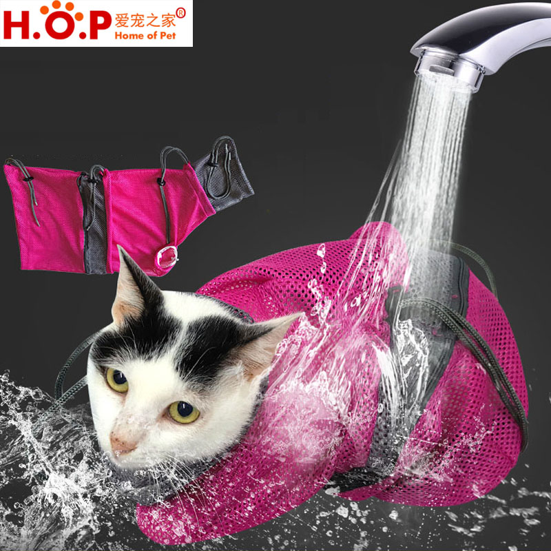 Cat Grooming Bag Scratch & Biting Resisted for Bathing Injecting Examining Nail Trimming
