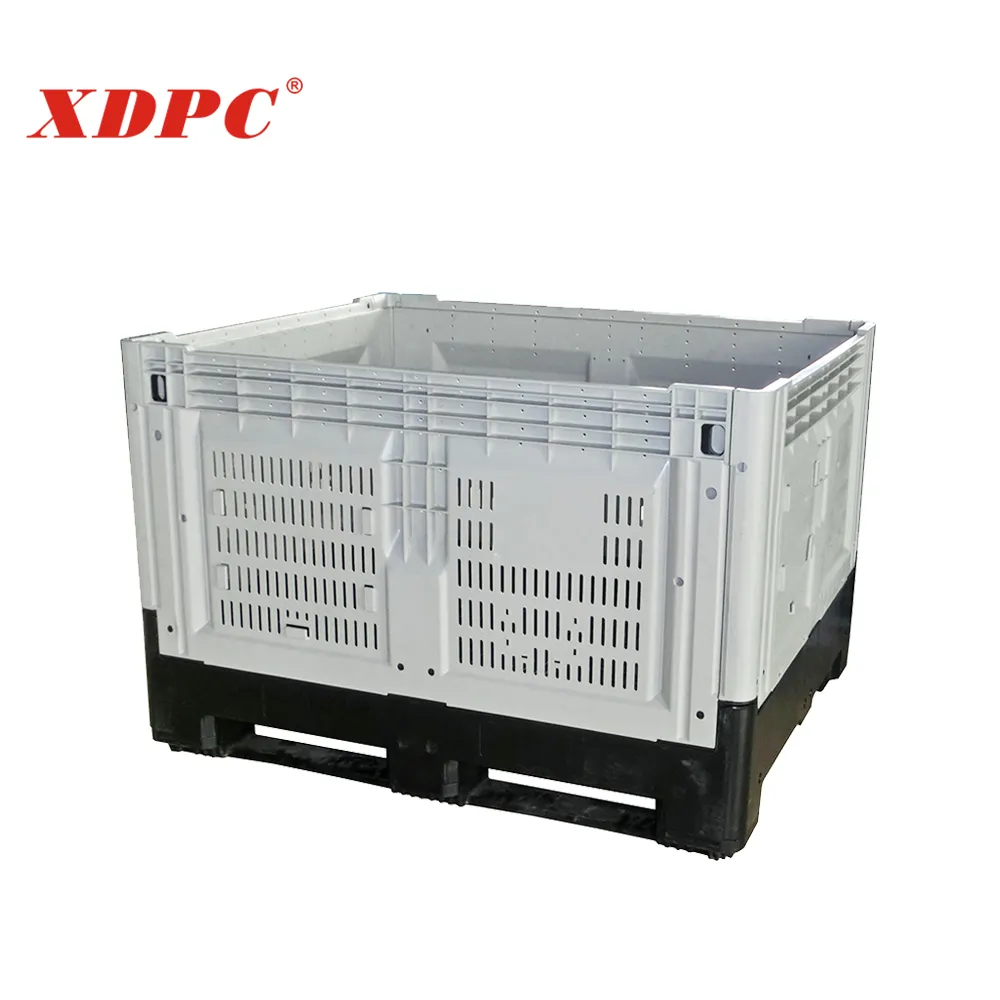Plastic oem custom collapsible crate box for sale