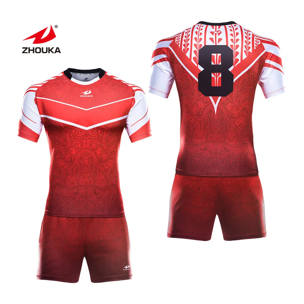 Cool Rugby Jersey T Shirt Custom Fitness Mens Rugby Football Wear Rugby Jersey