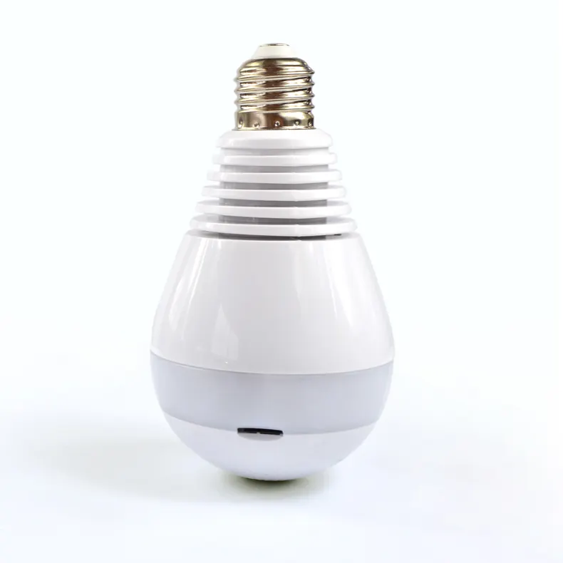 Multi-functional wifi video hidden camera light bulb spy night camera wireless