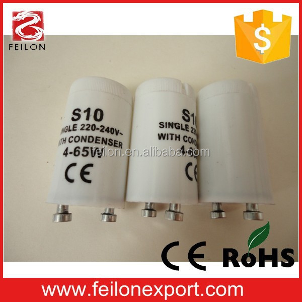 FS-10 4-65W люминесцентные стартер S2/S10/FS-U/FS-2/FS-10 дневной стартер S10 4-65 Вт автомобильный стартер/один S2 4-22 Вт стартер