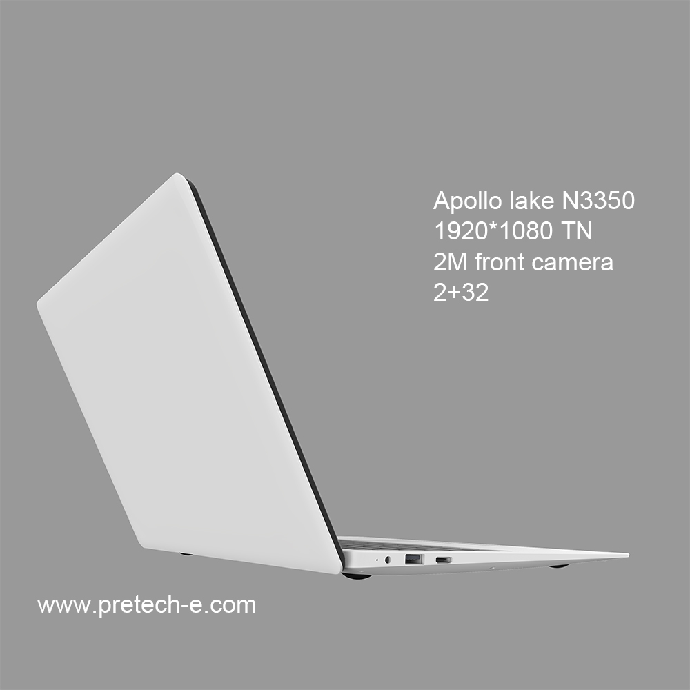 Пластиковые 14,1 дюймовые OEM/ODM ультрабук нетбук на базе Windows 10 компьютер с четырехъядерным процессором Intel apollo lake N3350