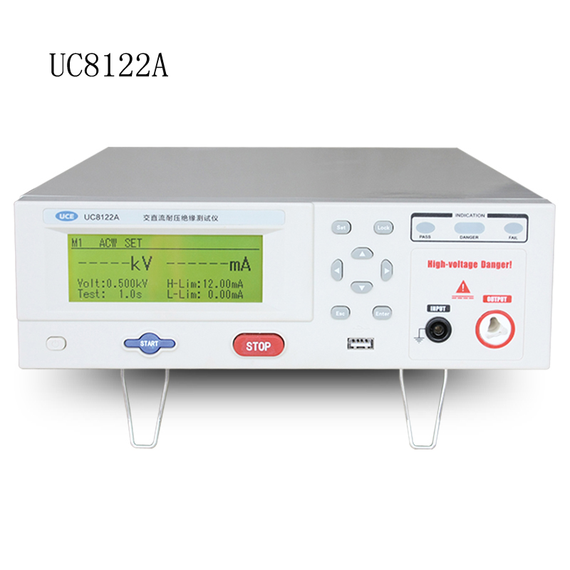 Высокоточный UCE UC8122A сохраненный контроль программы AC/DC выдерживающий тестер напряжения 5кв admeasure аппарат