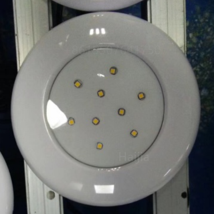 4 года гарантии Epistar SMD led чип 9 Вт ультратонкие ABS Dia125 * H25mm DN20 Встроенный светодиодный бассейн свет