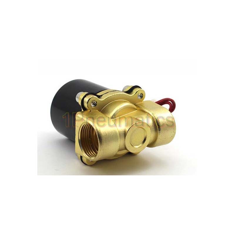 Фирменная новинка 3/4 "AC 220V электрический 2 пути соленоидный клапан пневматический клапан для воды, воздуха на дизельном топливе, керосине внутренний газа x1 1 пневматика корпус из сплава