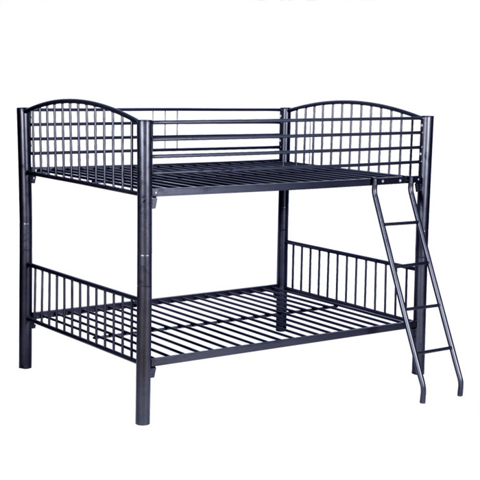 Louyang steel school furniture heavy duty kd steel 2 layer bunk bed