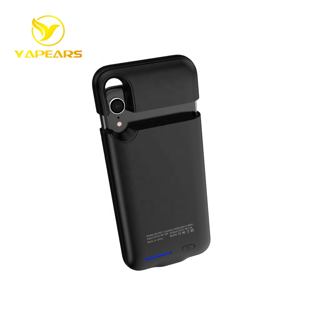 Для iphone xr беспроводной зарядный Аккумулятор Чехол с съемная подставка power bank Магнитная крышка 6,1 дюймов