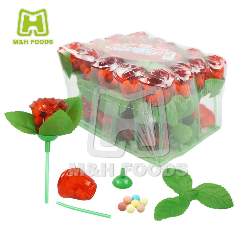 Микс фруктовый вкус красные розы прессованные конфеты игрушки