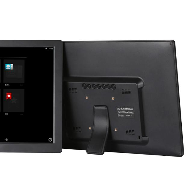 Металлическая цифровая фоторамка HD 17 дюймов wifi 4g для торгового центра