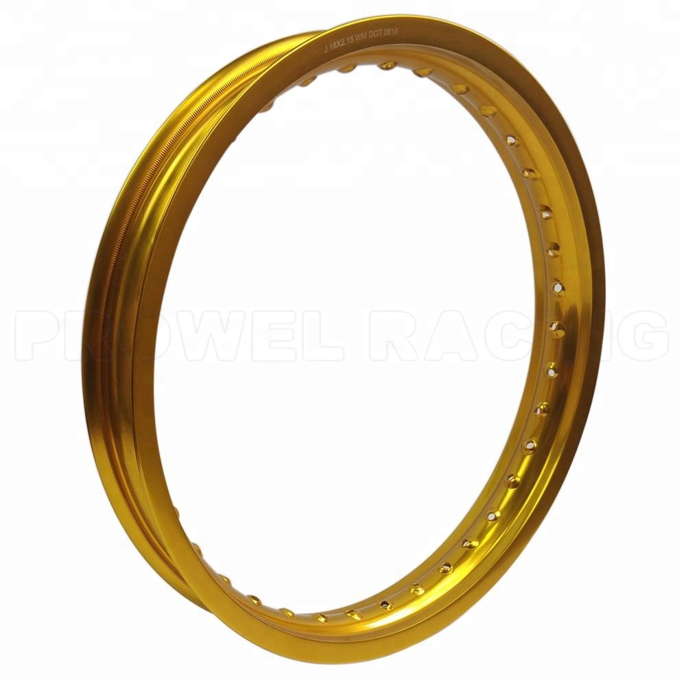 WM 2,15x18 "обод колеса из сплава для мотоцикла золотого цвета для CRF125