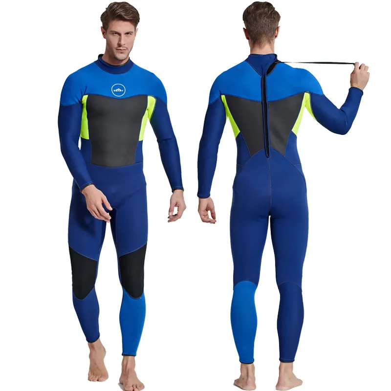 3MM Neoprene Sun Protection Swimsuit One Piece Wetsuit for Diving Surfing Snorkeling Swimming