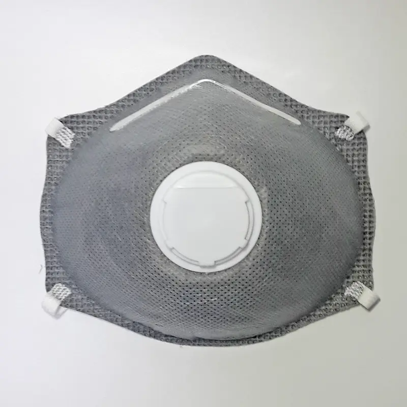 Benehal with CE FFP2 en149 industrial dust mask  MODLE 6252 with valve and carbon layer protection against harmful gases