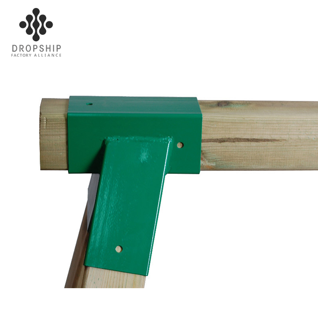 SC-134 90mm 3-Way Square Wooden Swing Set Frame and Corner Brace outdoor swing accessories Swing set corner/bracket