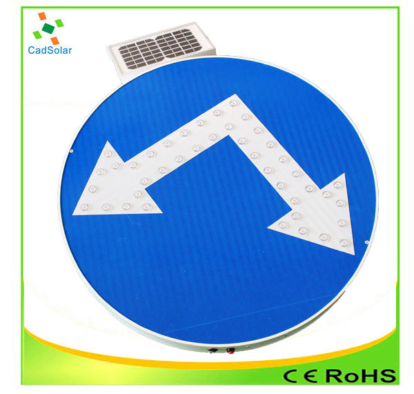 led round solar flashing traffic sign traffic lane sign board