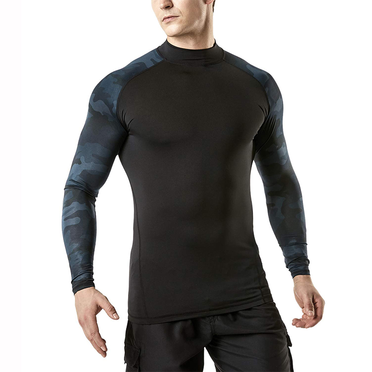 Мужской обтягивающий компрессионный топ для бега на заказ Mma Rashguard