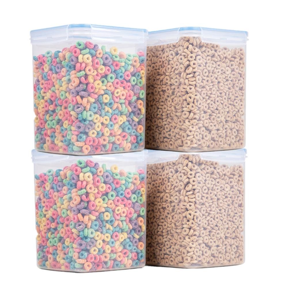 5200ML lightweight airtight cereal dry food storage container dispenser