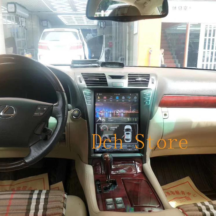 12,1 дюймов IPS Вертикальный стиль tesla Android 9,0 автомобильный DVD GPS навигатор для lexus LS LS460 LS600 2006-2012 carplay 4G RAM HDMI BT 5.