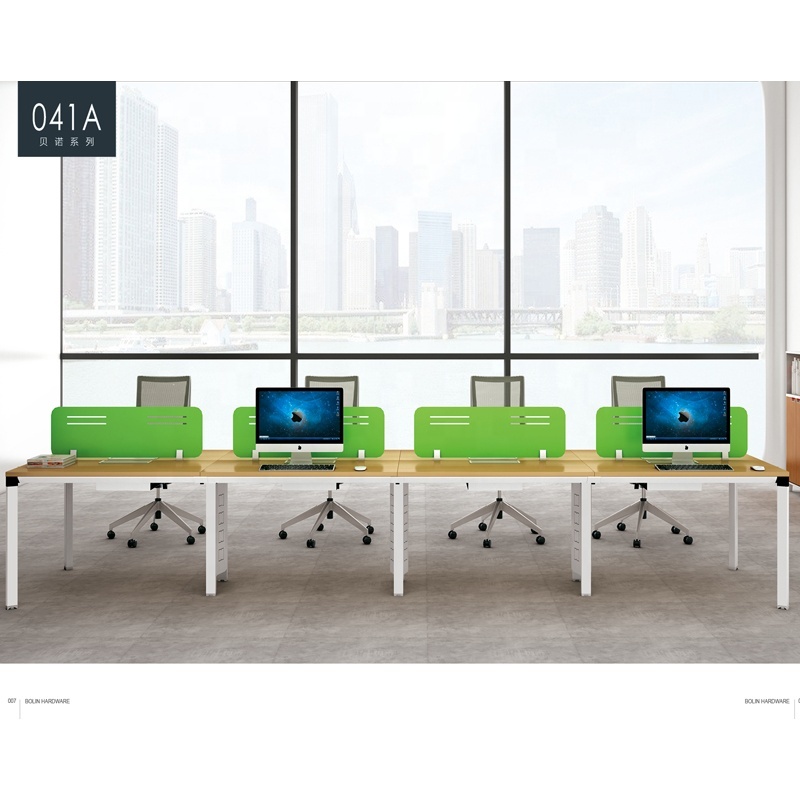 Shenzhen Latest Office Table 8 Person Workstation Computer Office Table