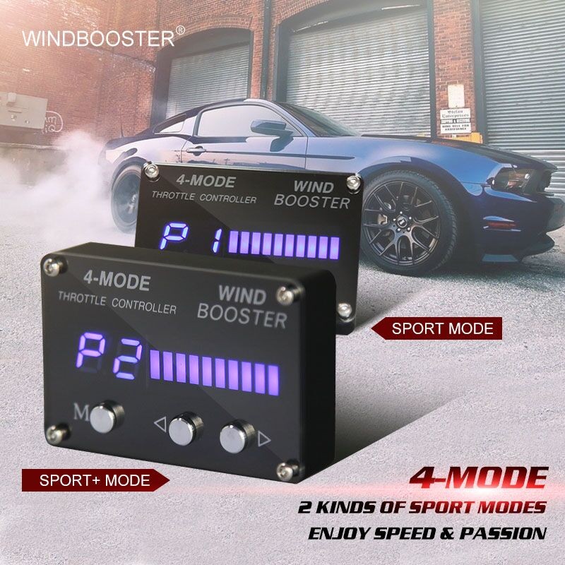 Windbooster 7mode Lifetime Warranty OEM Customized Throttle Controller--Power Boosts 100%   Fuel Saves 20%for toyota hilux