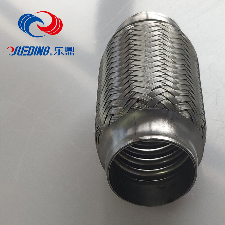 High Quality 2''x 6'' stainless steel exhaust flexible pipe with outer braid