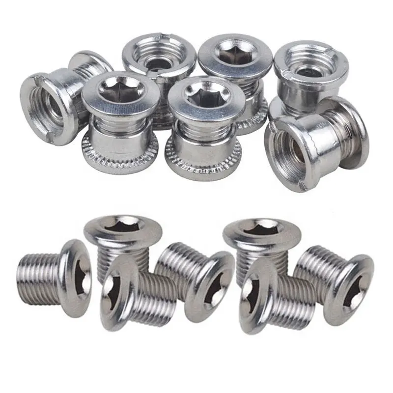 Mountain Bikes Road Bicycles Chain Wheel Crankset  Double Screws Bolts Nut Parts