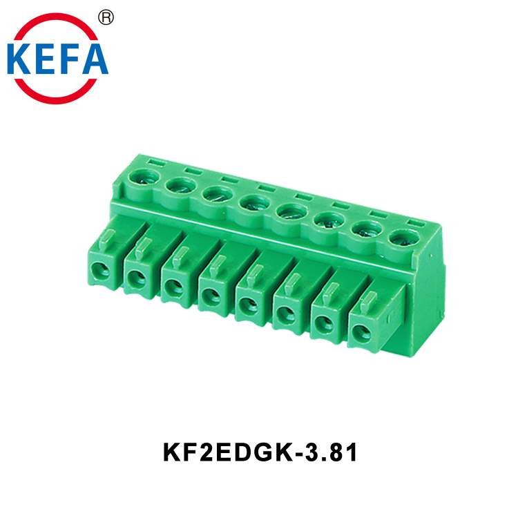 KF2EDGK-3.81mm пластиковый портативный провод, подключаемый винт Pcb, Клеммная колодка, разъемы