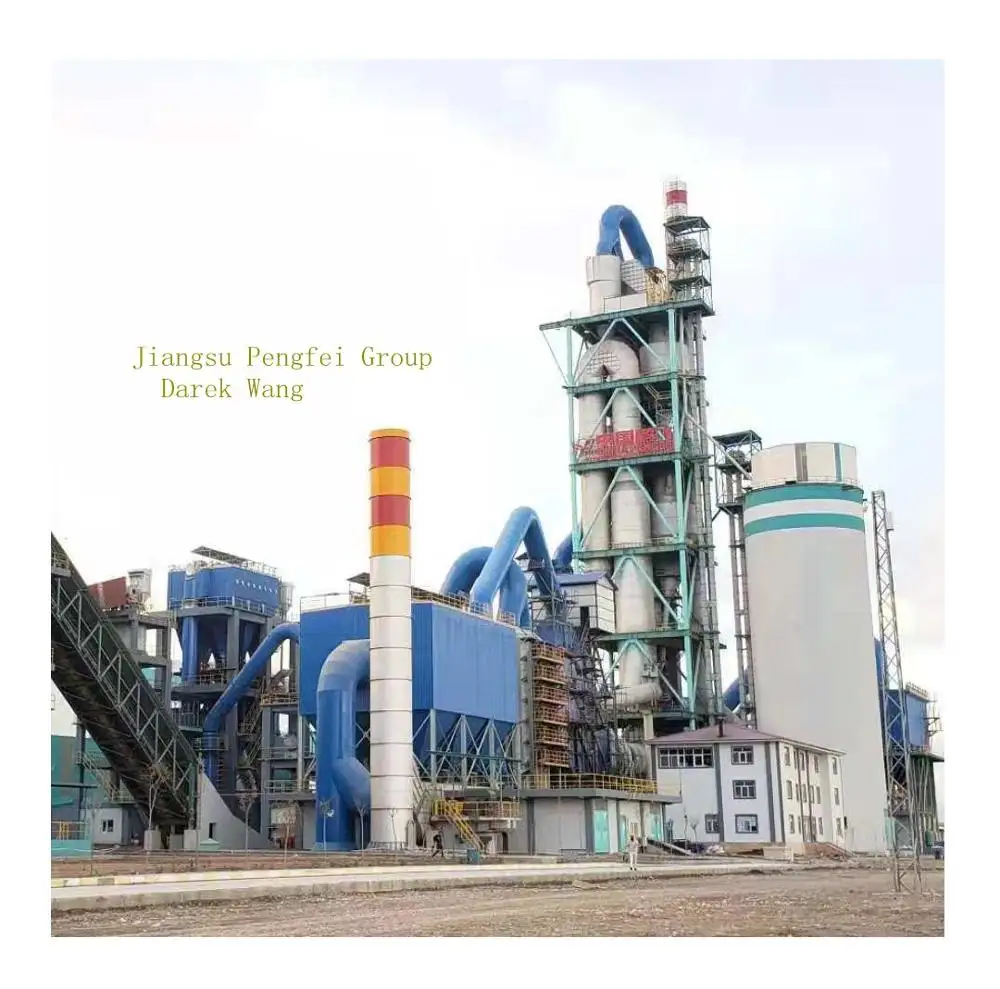 300tpd new dry process cement factory