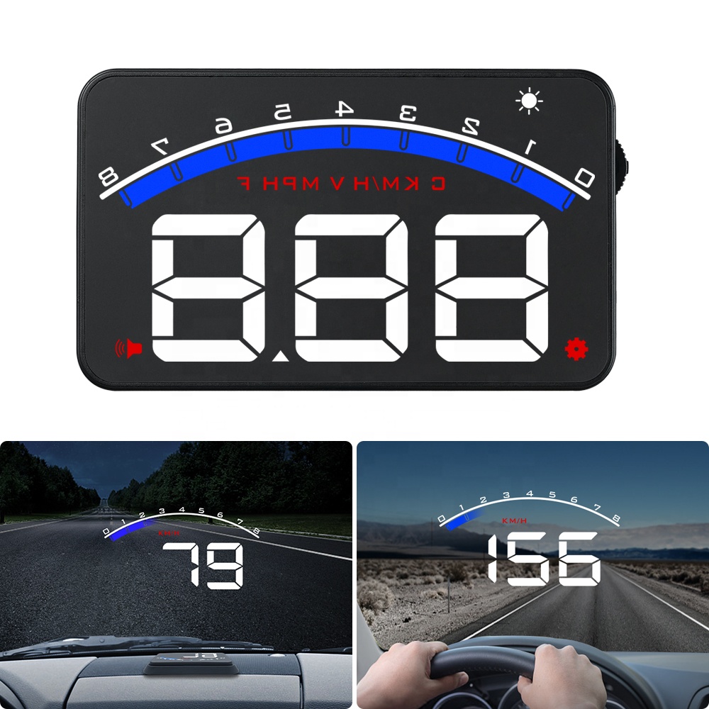 3,5 дюймов M6 hud-дисплей OBD2 новая Автомобильная электроника Спидометр данных на лобовое стекло автомобиля