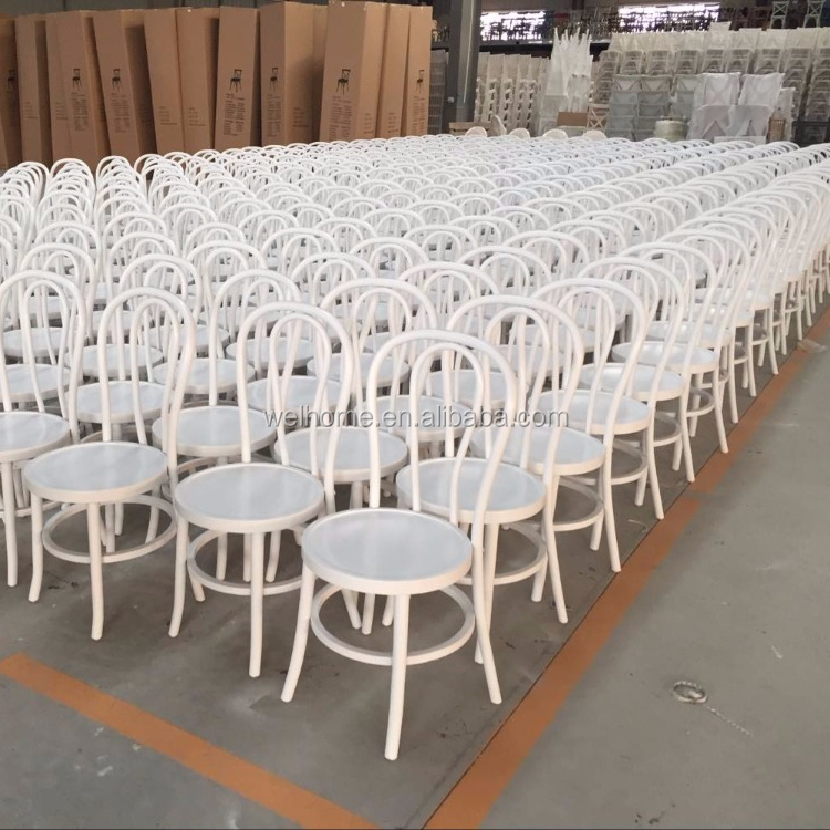 Оптовая продажа белый Bentwood стул thonet французский стиль твердый стул для кафе