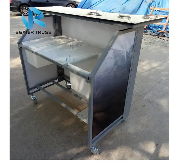 Mobile bar counter for club and event folding bar counter led bar counter