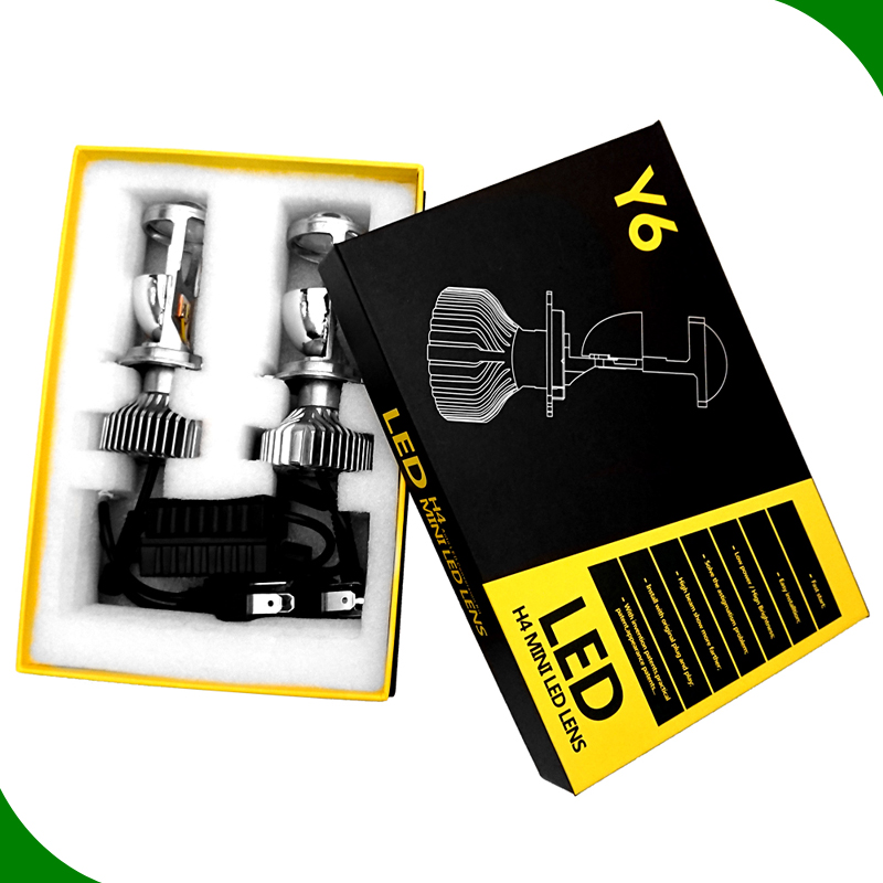 Маленькие лампы для фар bi-led h4, светодиодные hid-линзы для проектора h4, мини-линзы для проектора, комплект биксеноновых линз для проектора h4, дальний и ближний свет