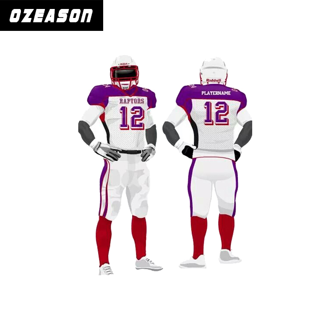 Sublimated american football uniforms custom wholesale from china