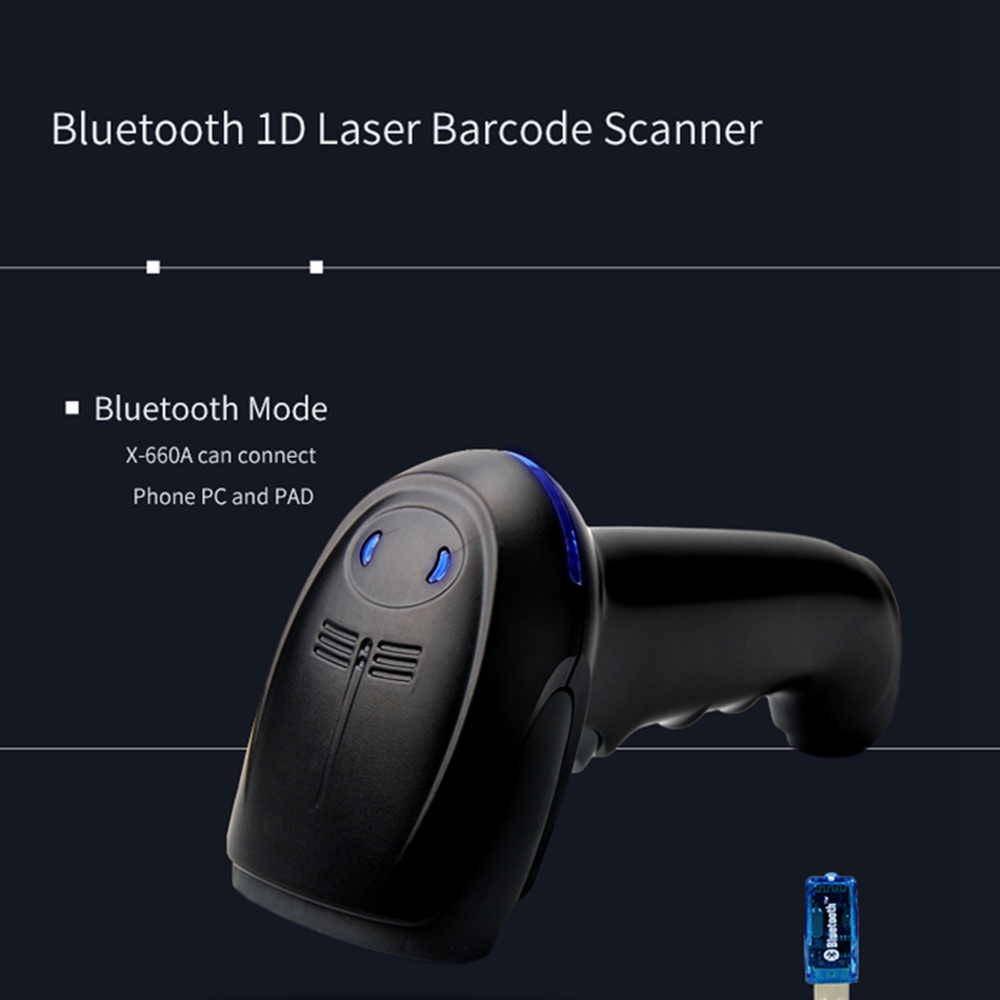 1D Беспроводной 4,0 Android Bluetooth Портативный лазерный сканер штрих-кода
