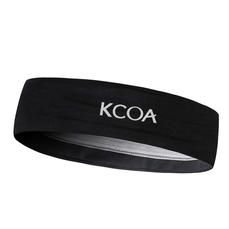Sublimated custom logo headbands sports running sweatband fitness head band