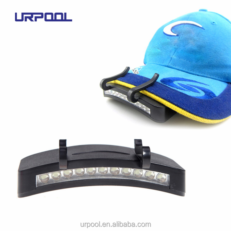 Оптовая продажа самый мощный теплый белый 11 LED Clip-On свет для кемпинга