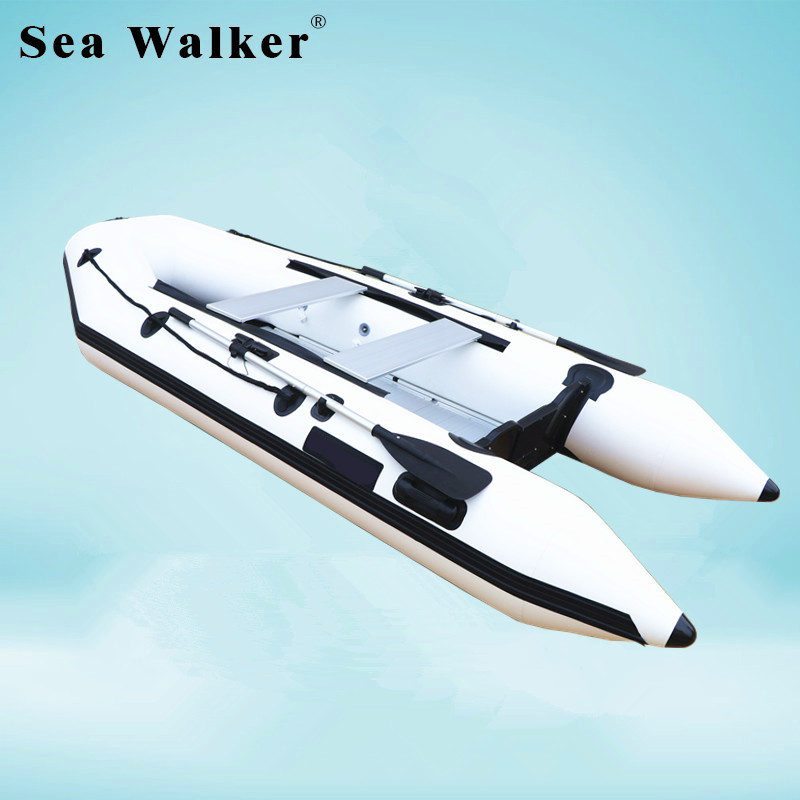 Seawalker новый дизайн 3,6 м надувная лодка с алюминиевым полом CE сертификация материал ПВХ Гребная лодка для летнего спорта