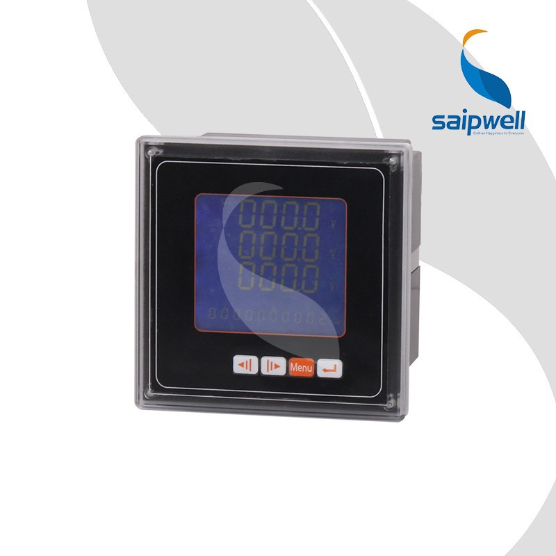 SAIPWELL/SAIP 96x96 интеллигентая (ый) ЖК-дисплей 3-фазный цифровой мульти-скорость Smart Электрический измеритель мощности