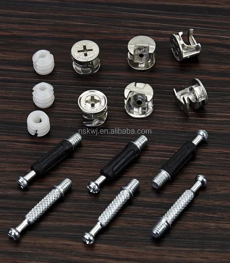Steel Furniture Mini Fix Fitting, Furniture Joint Connector for Cabinet