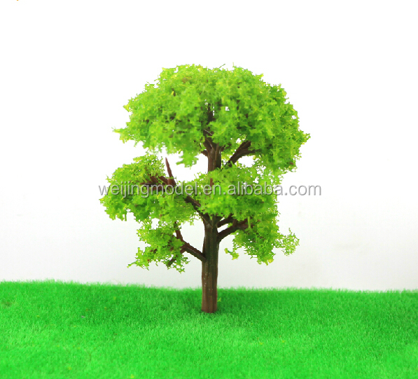 model tree in building materials, new model decorative mini tree, train layout model tree