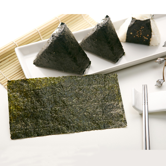 Японская еда, суши нори, полуобрезанная онигири обертка Temaki для продажи