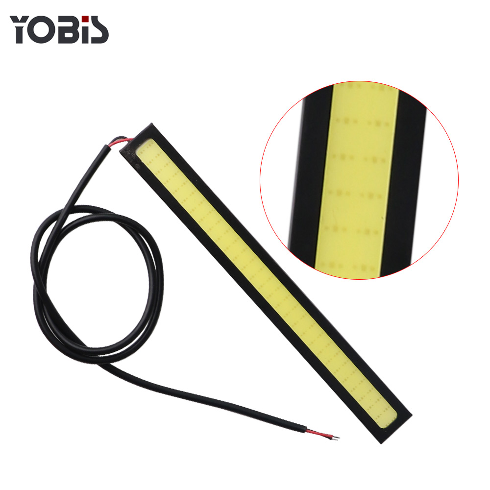 Yobis Factory Universal COB 2 шт. 12 В постоянного тока 14 см Автомобильные дневные ходовые светодиодные огни DRL для автомобиля