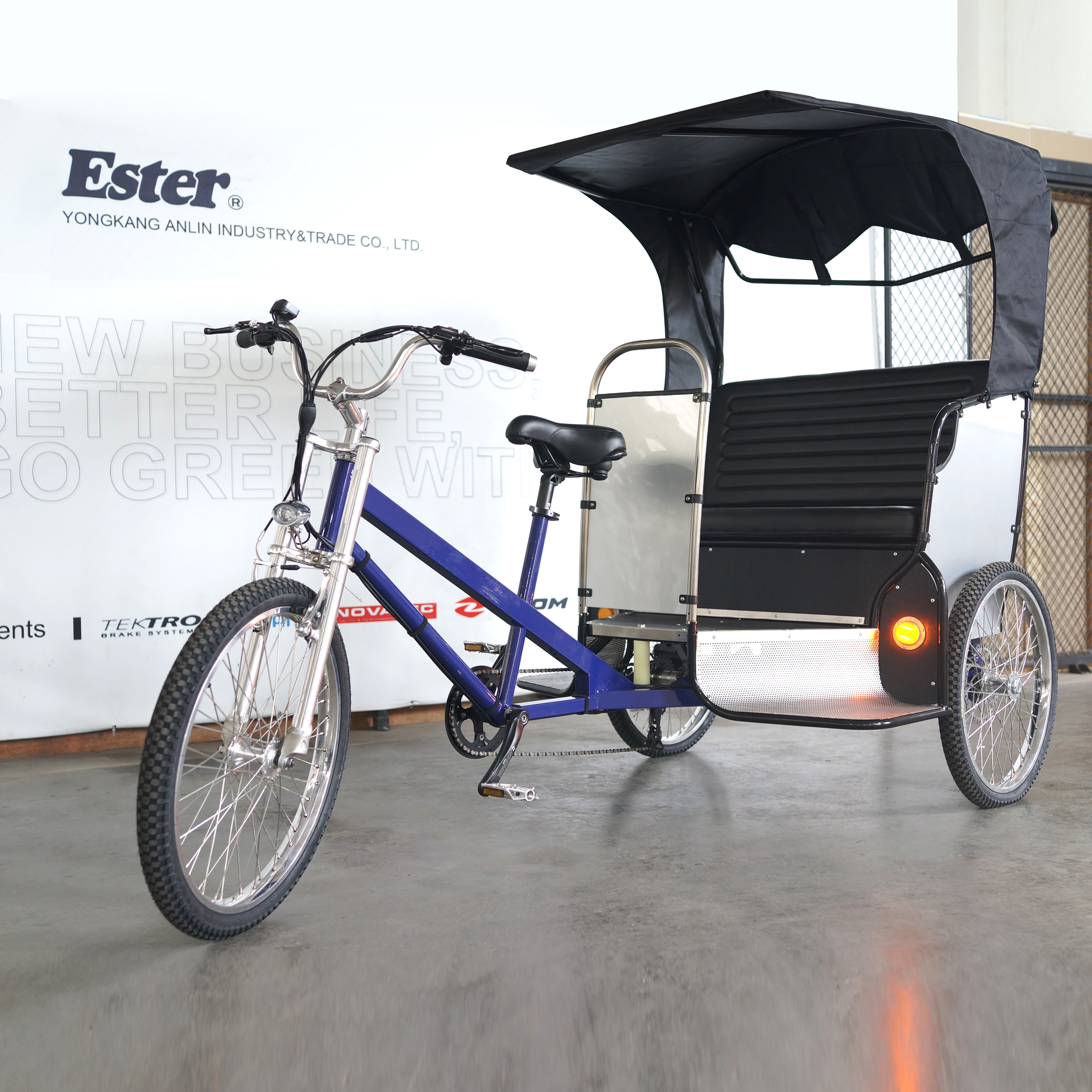 Туристический велосипедный трицикл Rickshaws для продажи китайских производителей с цветами, трехколесный велосипед pedicab для осмотра достопримечательностей