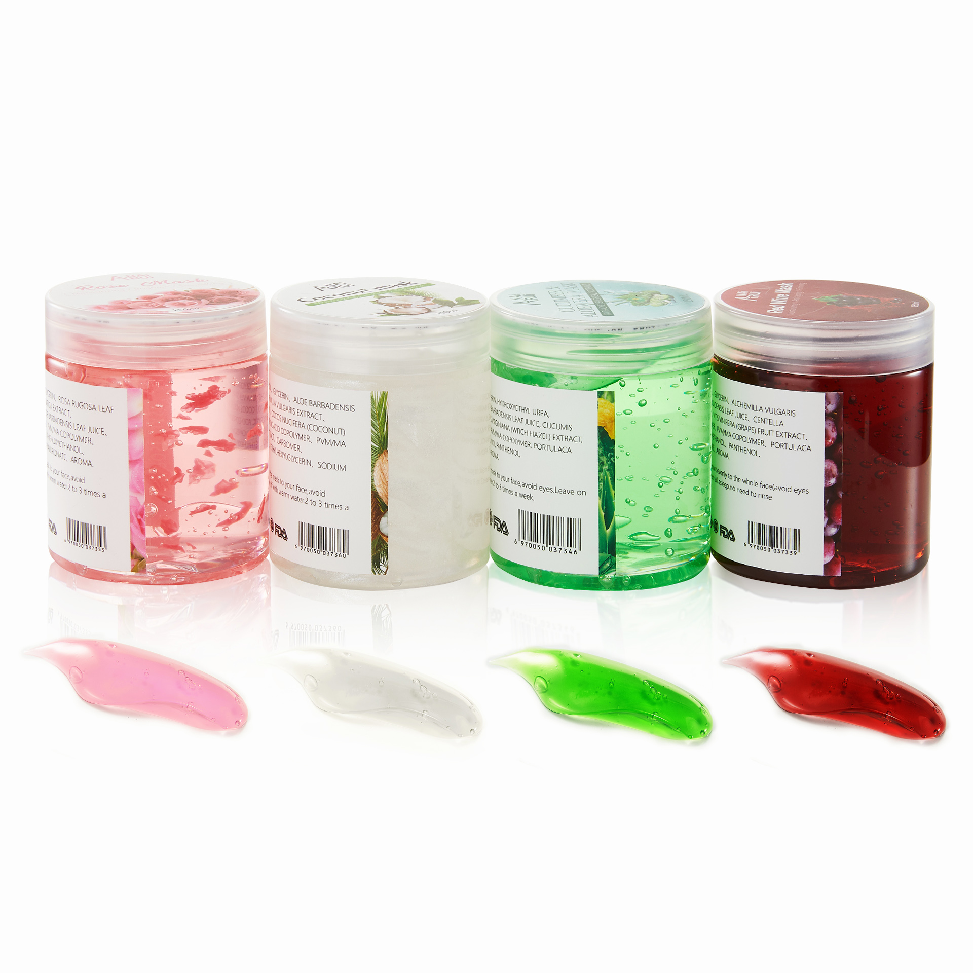 100% органический ночь алоэ вера Jelly гелевая маска для натуральный rorse гидро желе лицевая маска для лица
