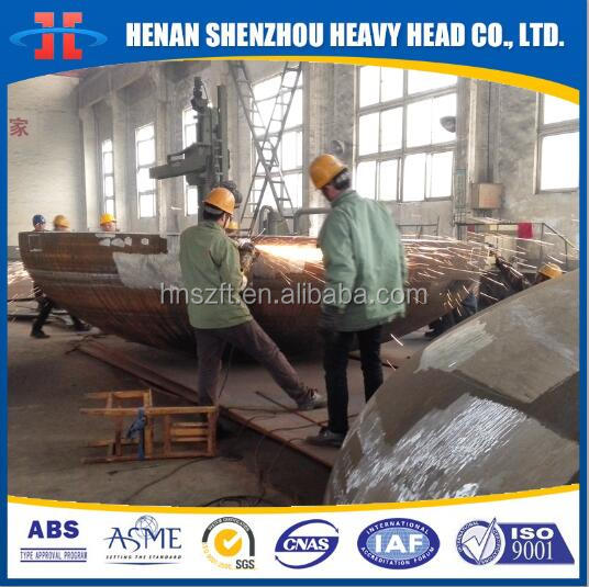 DIN28013 Elliptical Shape Pressure Vessel Tank Heads Tank Bottom Cap End Vacuum Tank Bottom